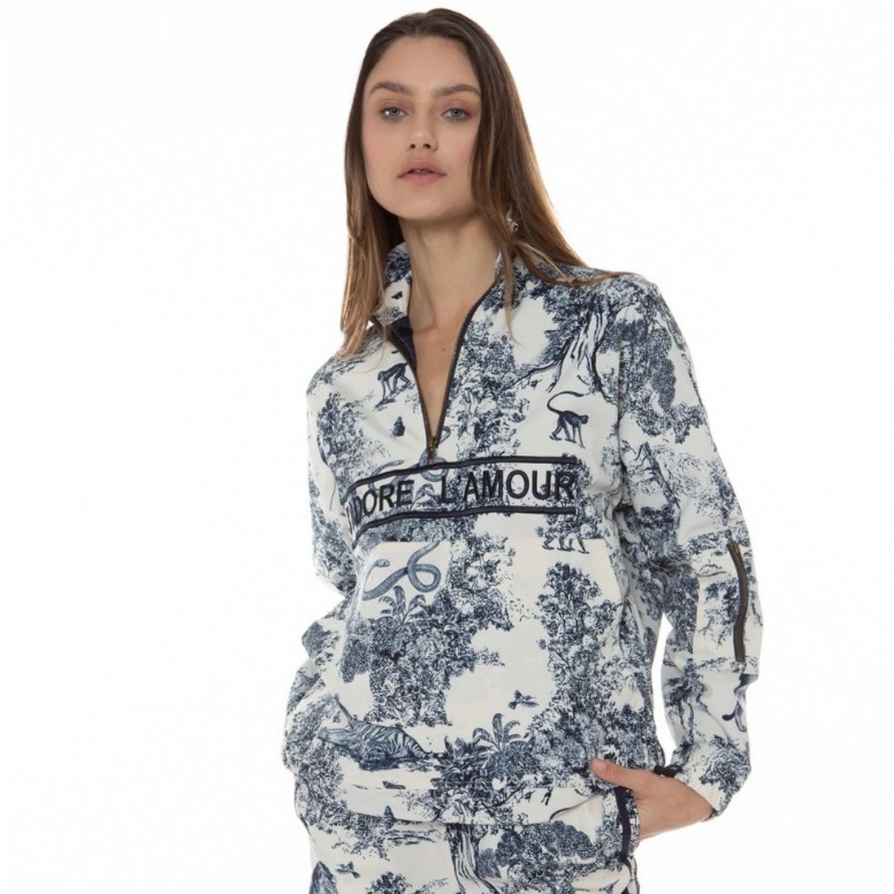 J'adore Half Zip Windbreaker